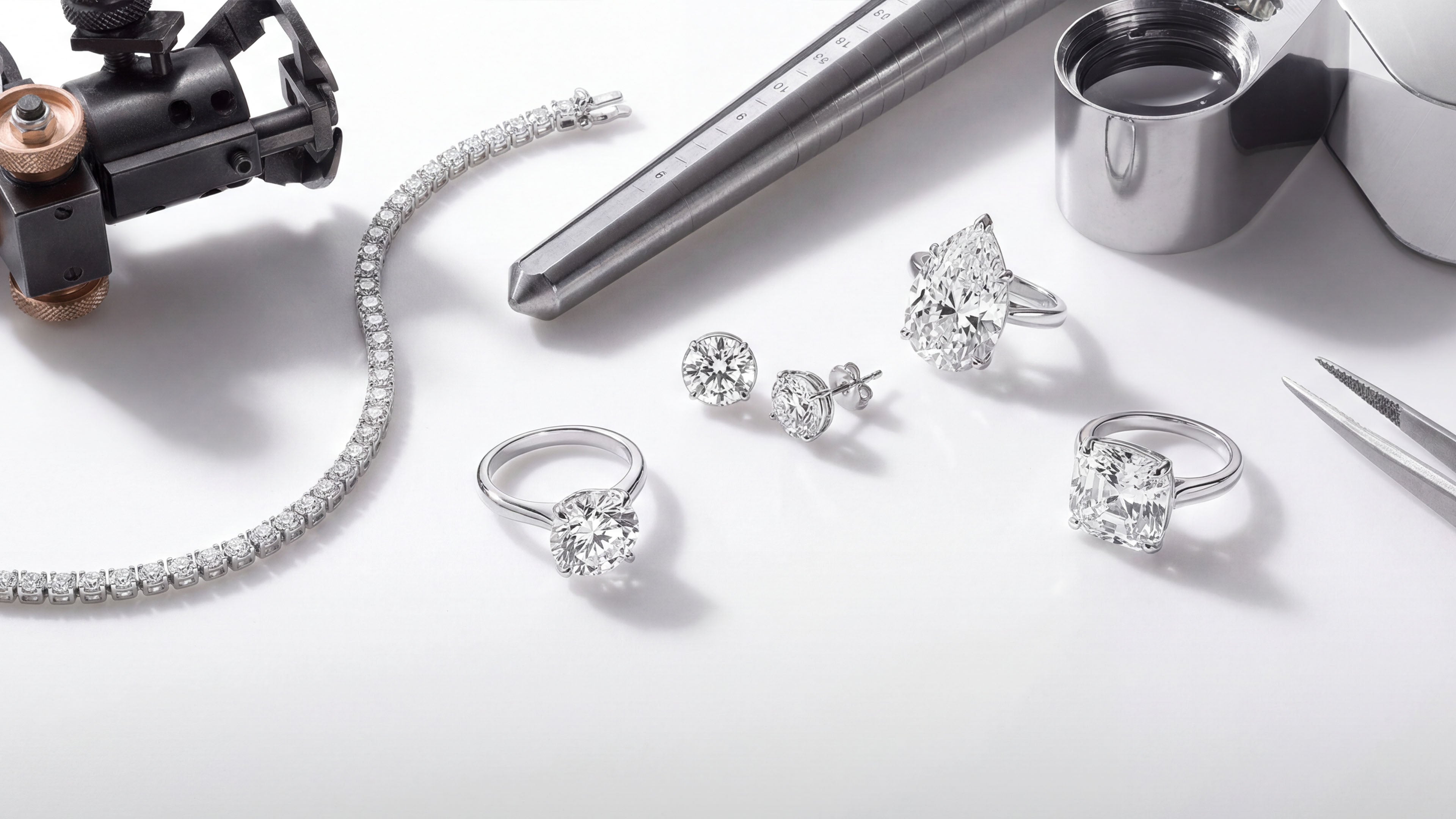 Sell Diamond Rings, Earrings, Necklaces and other Diamond Jewellery at National Jewellers