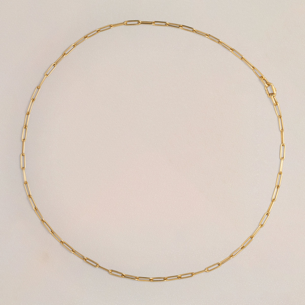 David Yurman 18K Yellow Gold Streamline Chain Necklace — full length