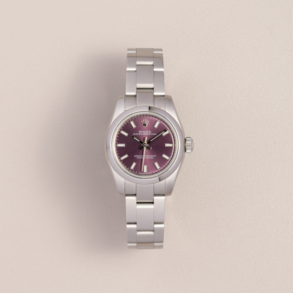 Rolex Oyster Perpetual 26 176200, Grape Dial