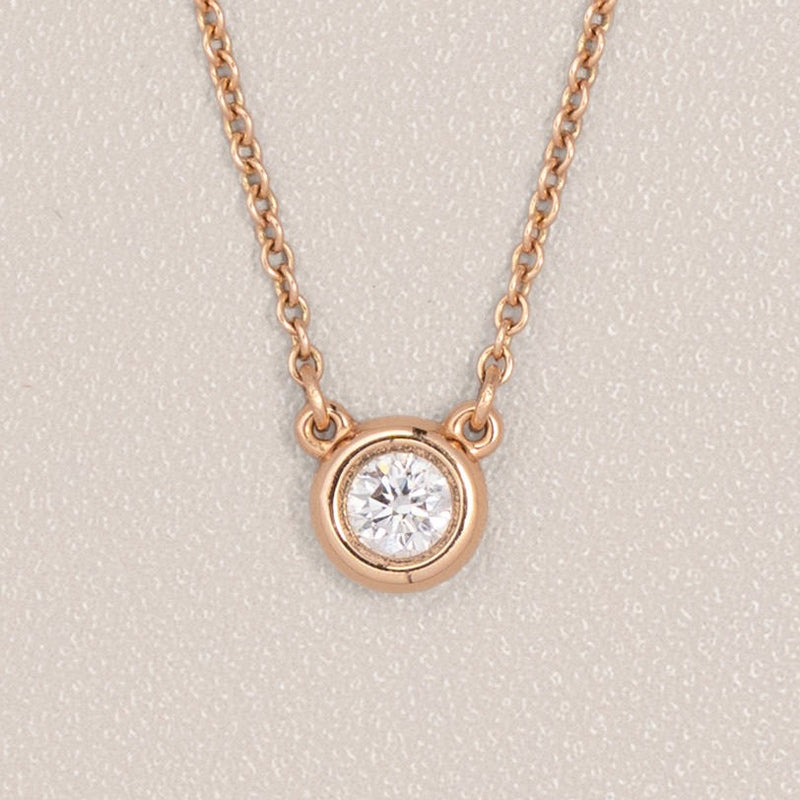 Tiffany & Co. 18K Rose Gold Diamonds by the Yard Pendant