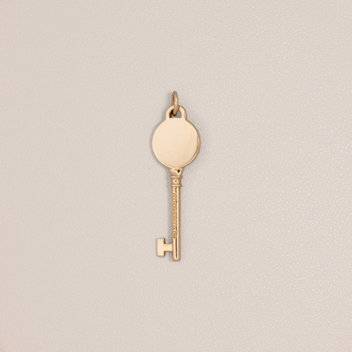Tiffany & Co. 18K Yellow Gold Return to Tiffany Key Pendant — reverse