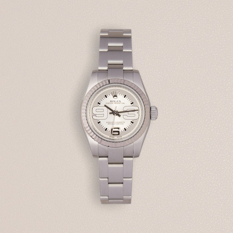 Rolex Oyster Perpetual 26 176234, Silver Arabic Dial (2007)