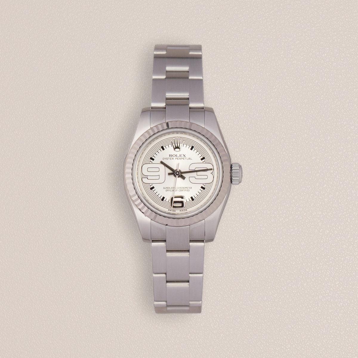 Rolex Oyster Perpetual 26 176234, Silver Arabic Dial (2007)