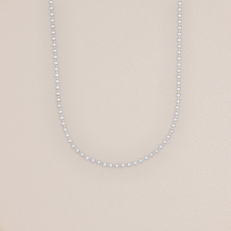 Tiffany & Co. Sterling Silver Bead Necklace