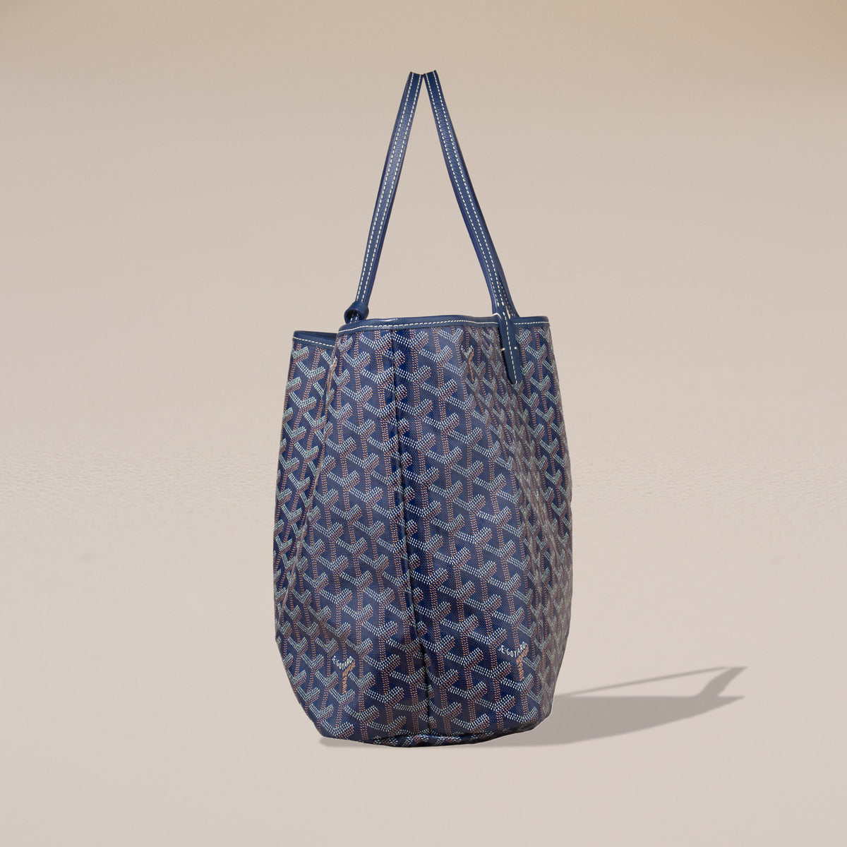 Goyard Saint Louis PM, Navy Blue — side