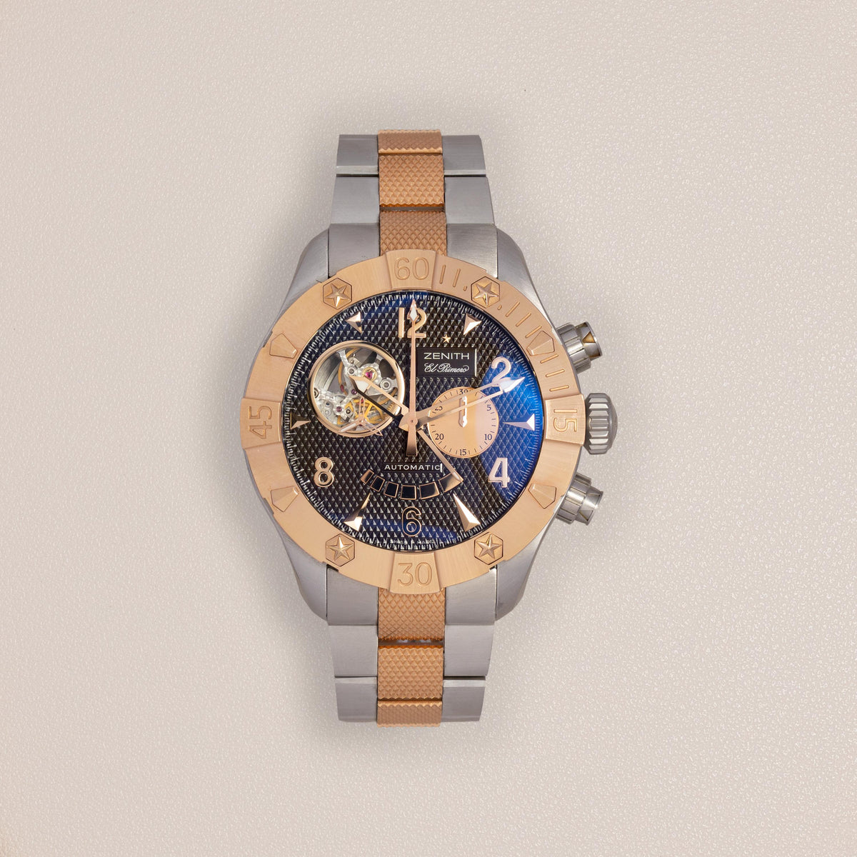 Zenith Defy Classic Open El Primero, Steel and 18K Rose Gold, Limited Edition (2010)