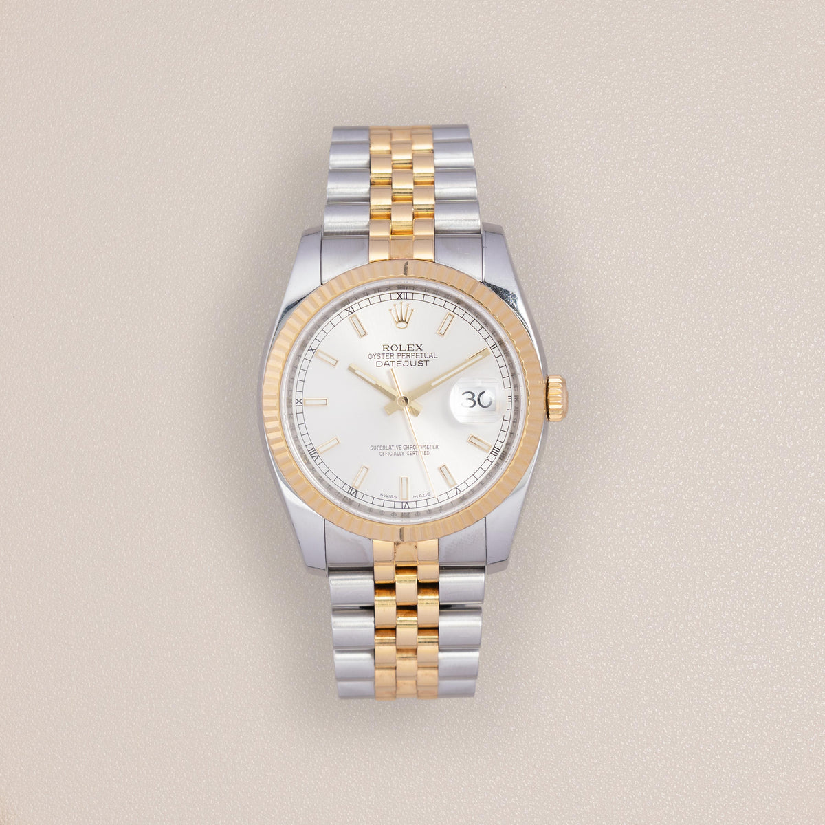 Rolex Datejust 36 116233, Steel and 18K Yellow Gold (2007)