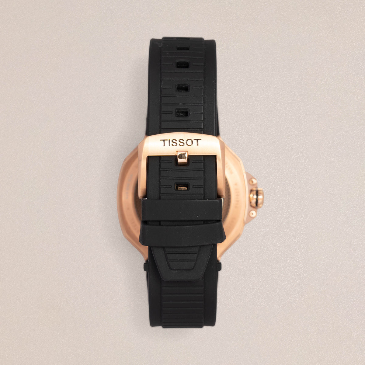 Tissot T-Race Powermatic 80, Rose Gold-Tone PVD (2024) — reverse