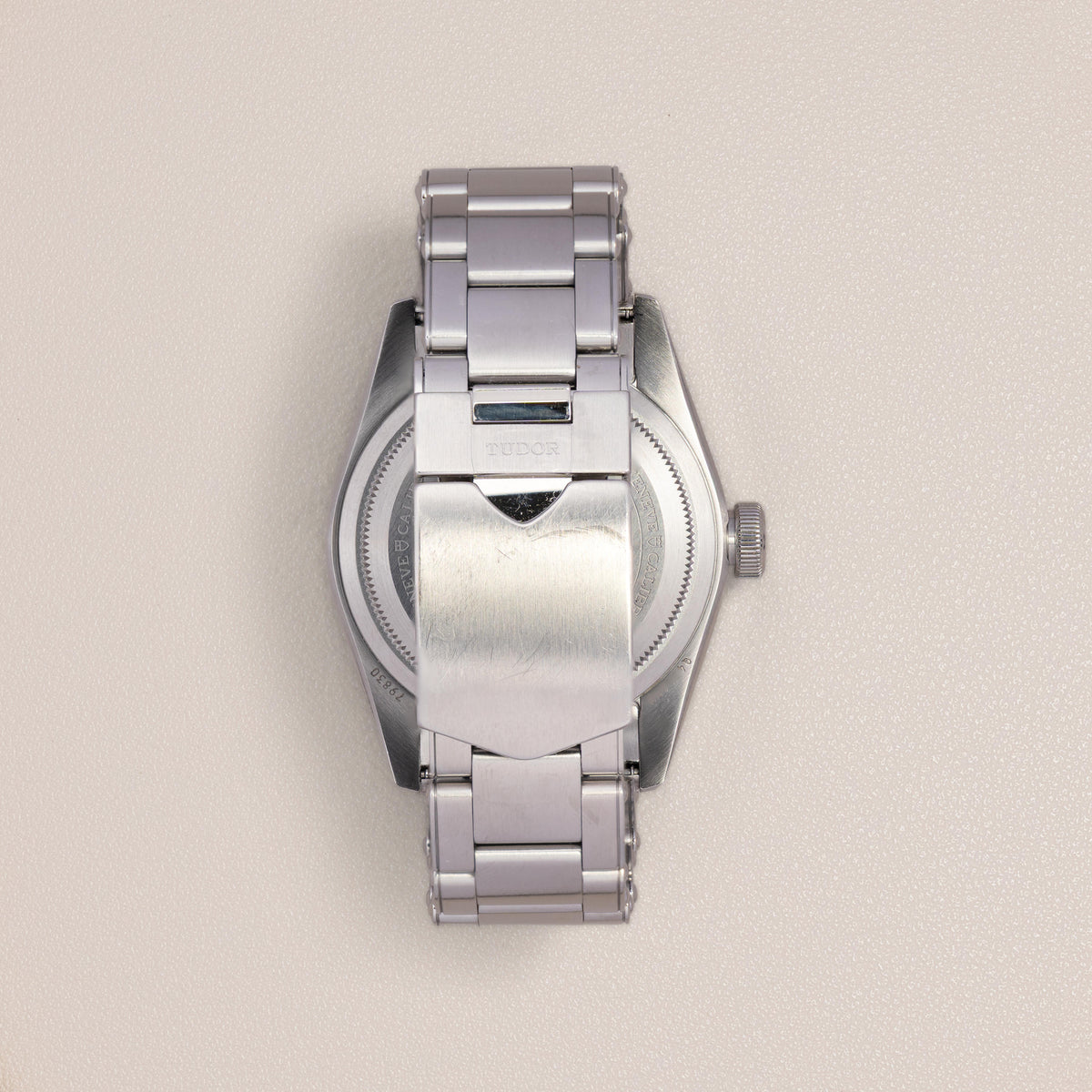 Tudor Black Bay GMT 79830RB, Burgundy and Blue Bezel — reverse