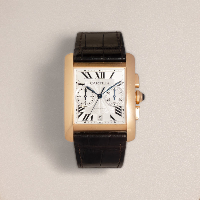 Cartier Tank MC Chronograph, 18K Rose Gold
