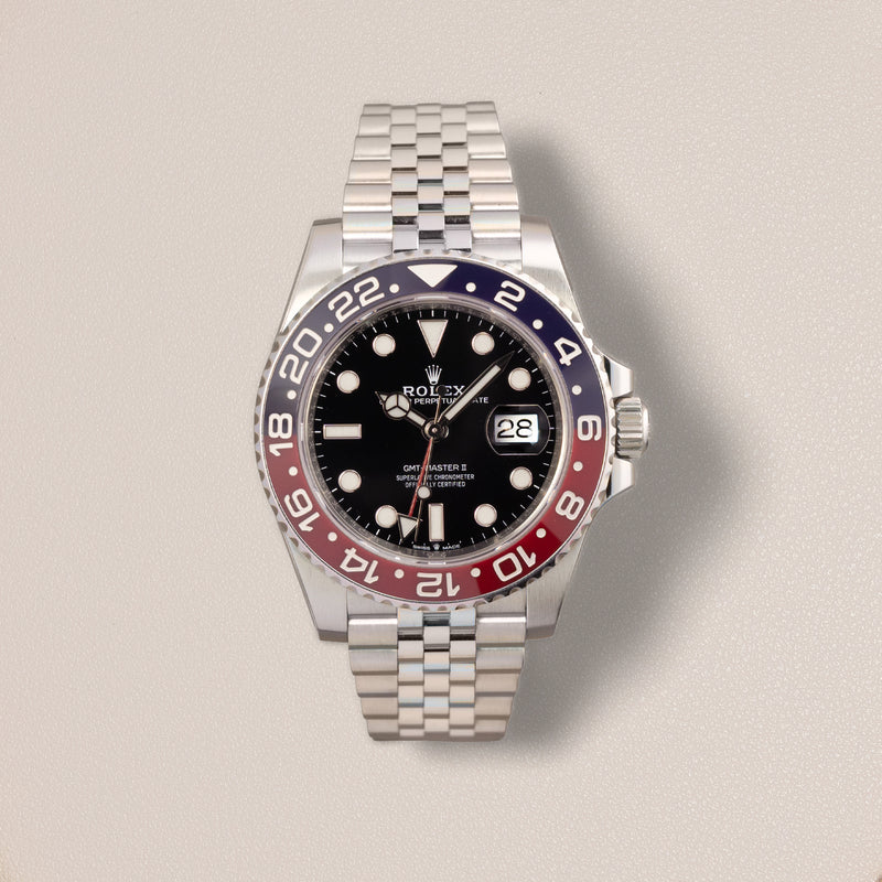 Rolex GMT-Master II “Pepsi” 126710BLRO, Blue and Red Bezel (2024)