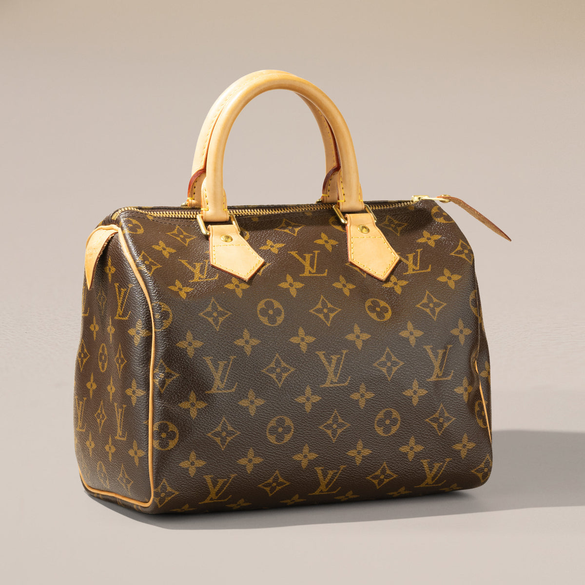 Louis Vuitton Speedy 25, Monogram — angle