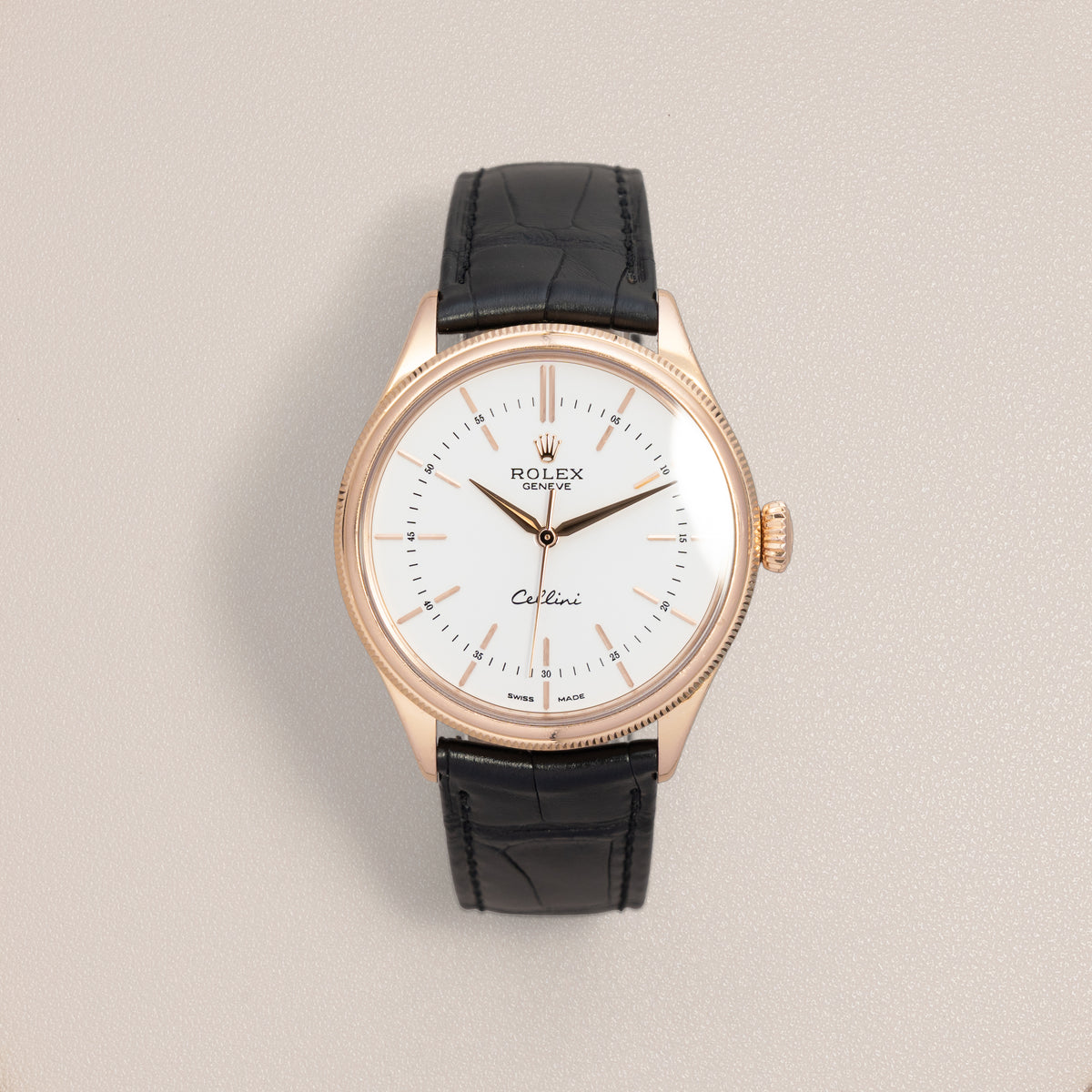 Rolex Cellini Time 50505, 18K Everose Gold