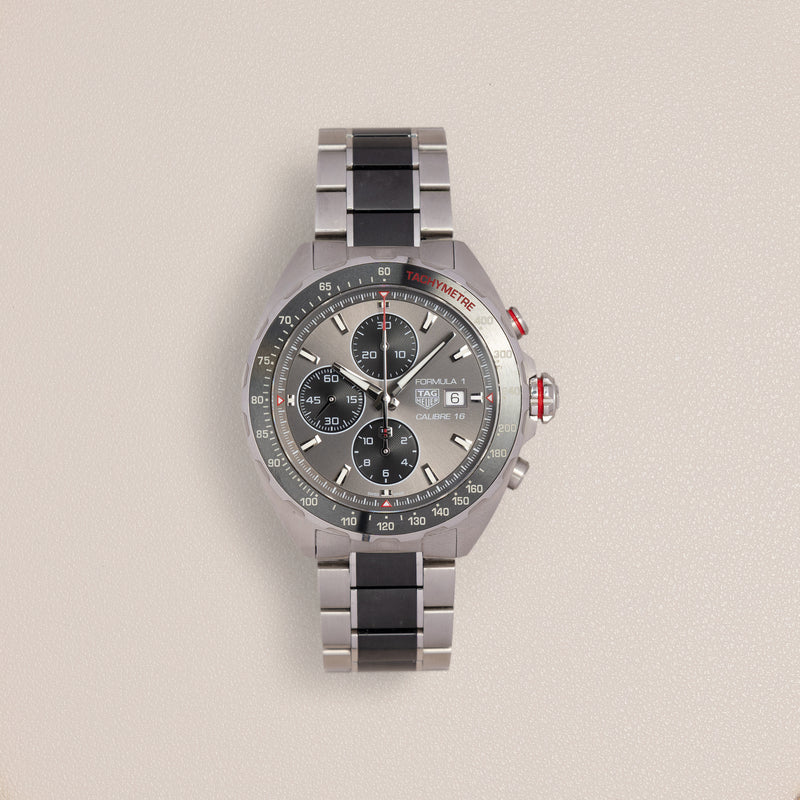 TAG Heuer Formula 1 Calibre 16 Chronograph, Grey Dial