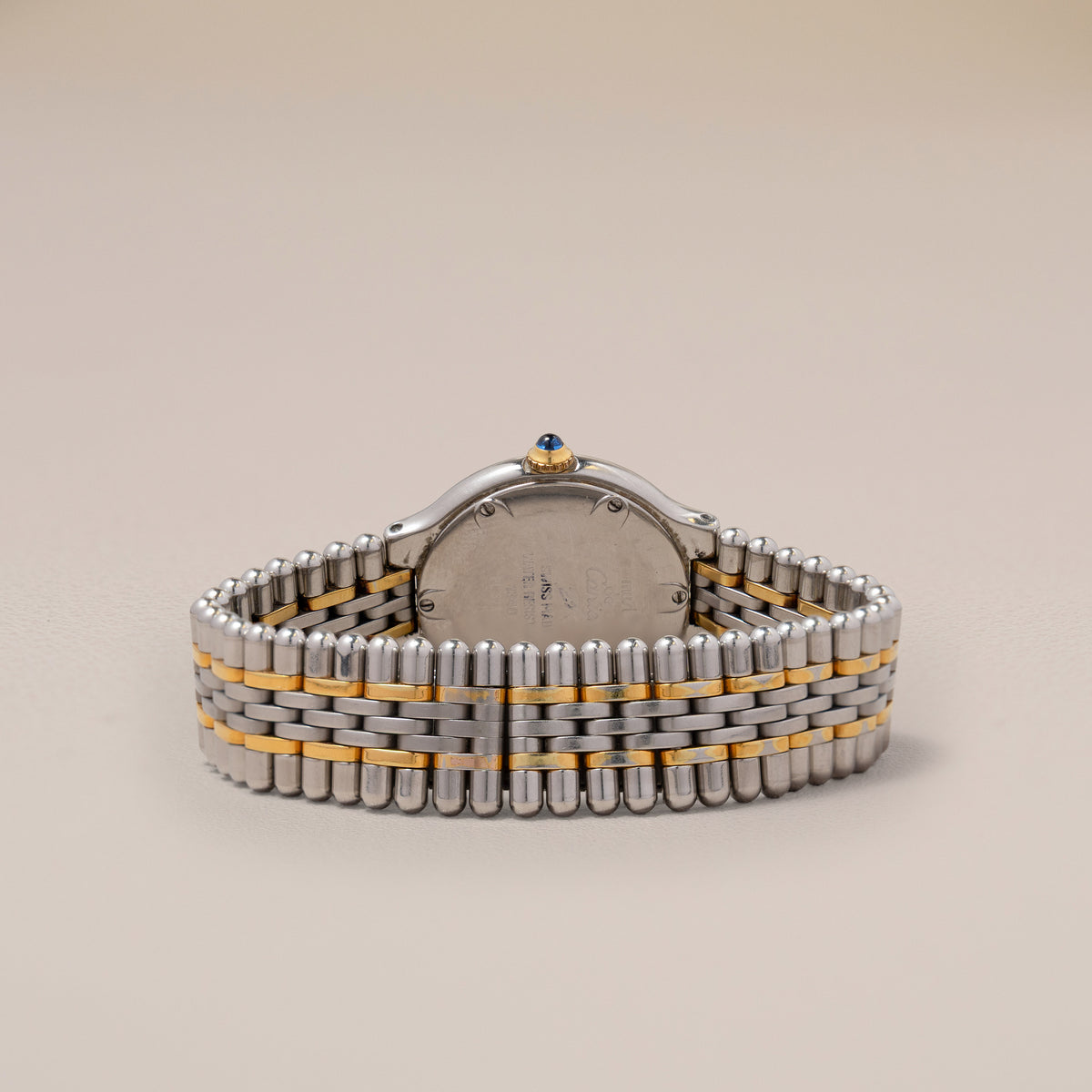 Must de Cartier 21 W10073F4, Steel and Gold-Plated — reverse