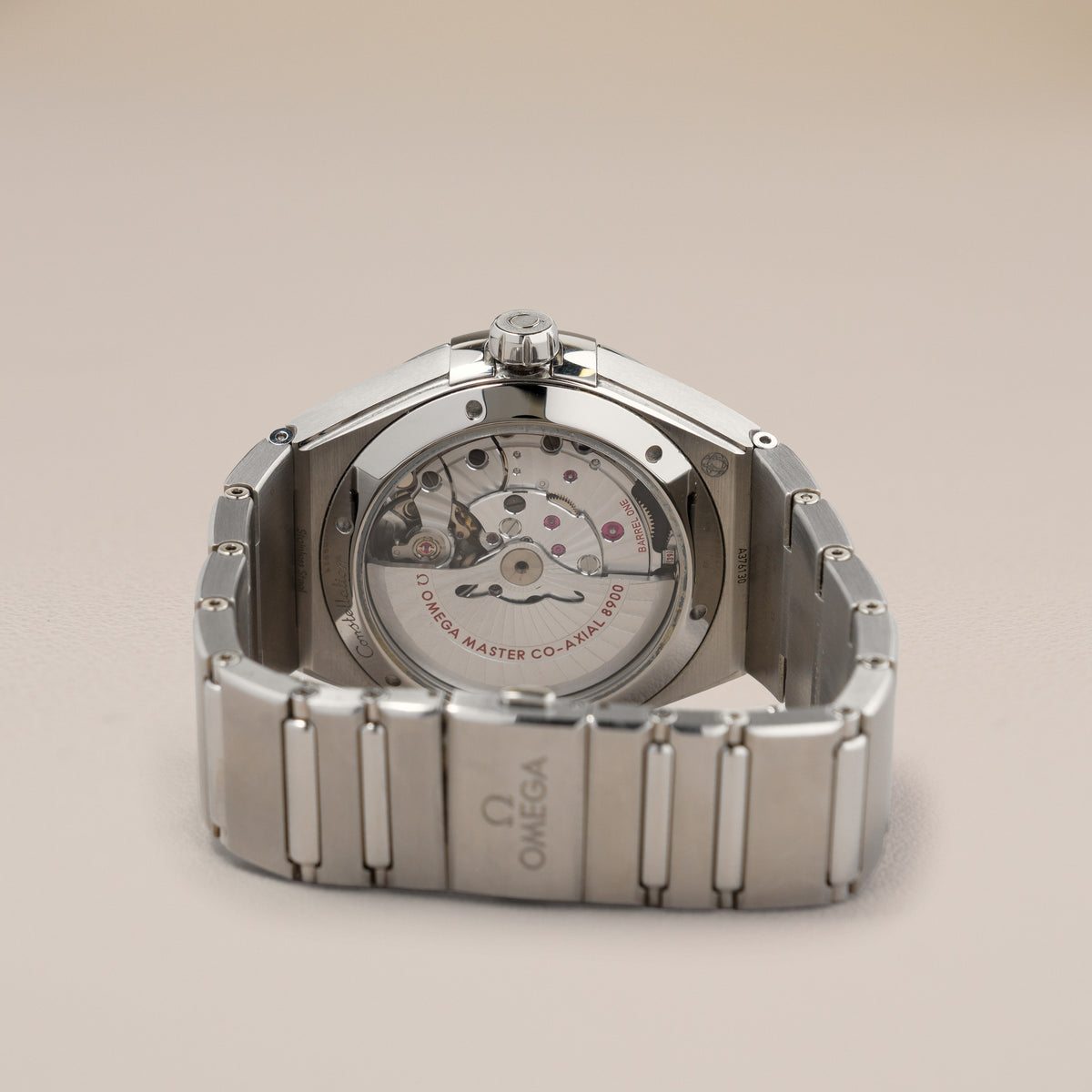 Omega Constellation 41, Green Meteorite Dial (2025) — reverse