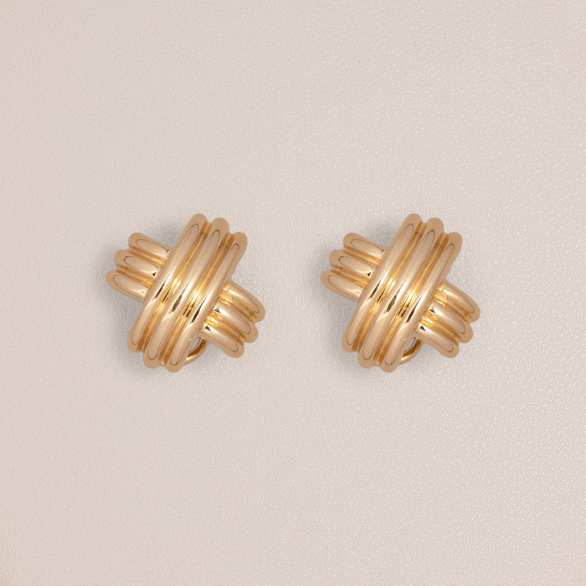Tiffany & Co. 18K Yellow Gold Paloma Picasso Graffiti X Earrings