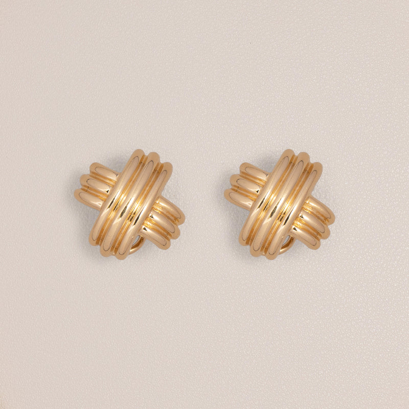 Tiffany & Co. 18K Yellow Gold Paloma Picasso Graffiti X Earrings