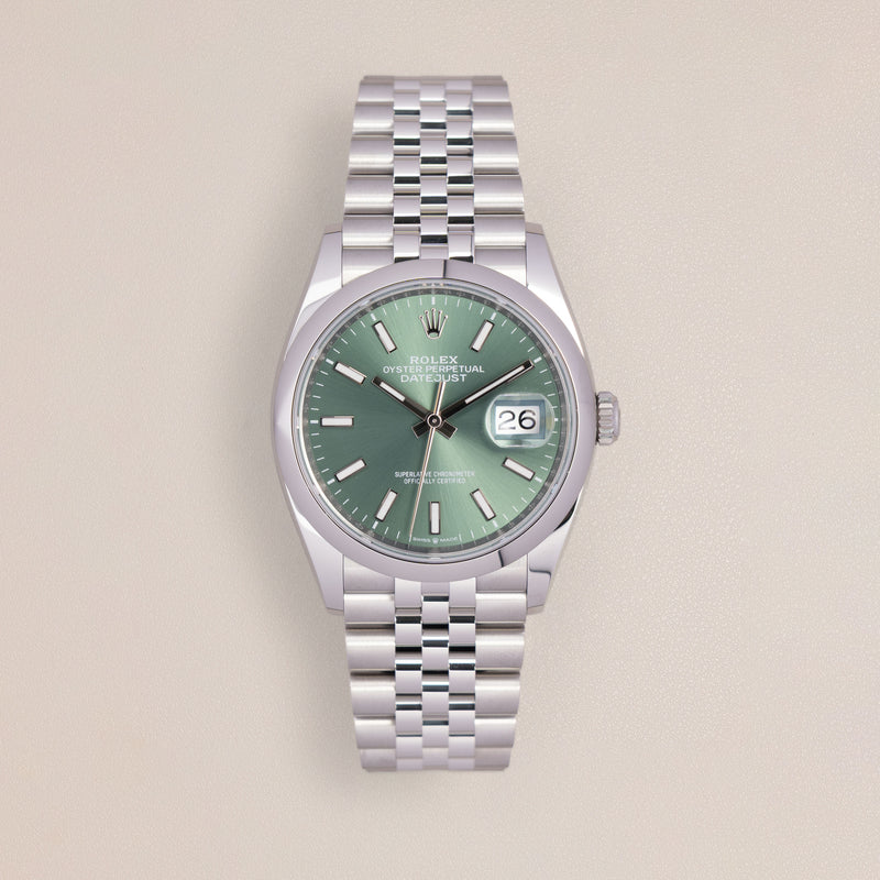 Rolex Datejust 36 126200, Mint Green Dial (2026)