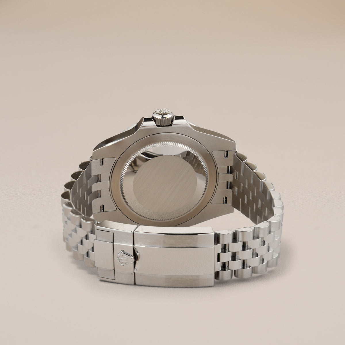 Rolex GMT-Master II “Batgirl” 126710BLNR, Black and Blue Bezel (2026) — reverse