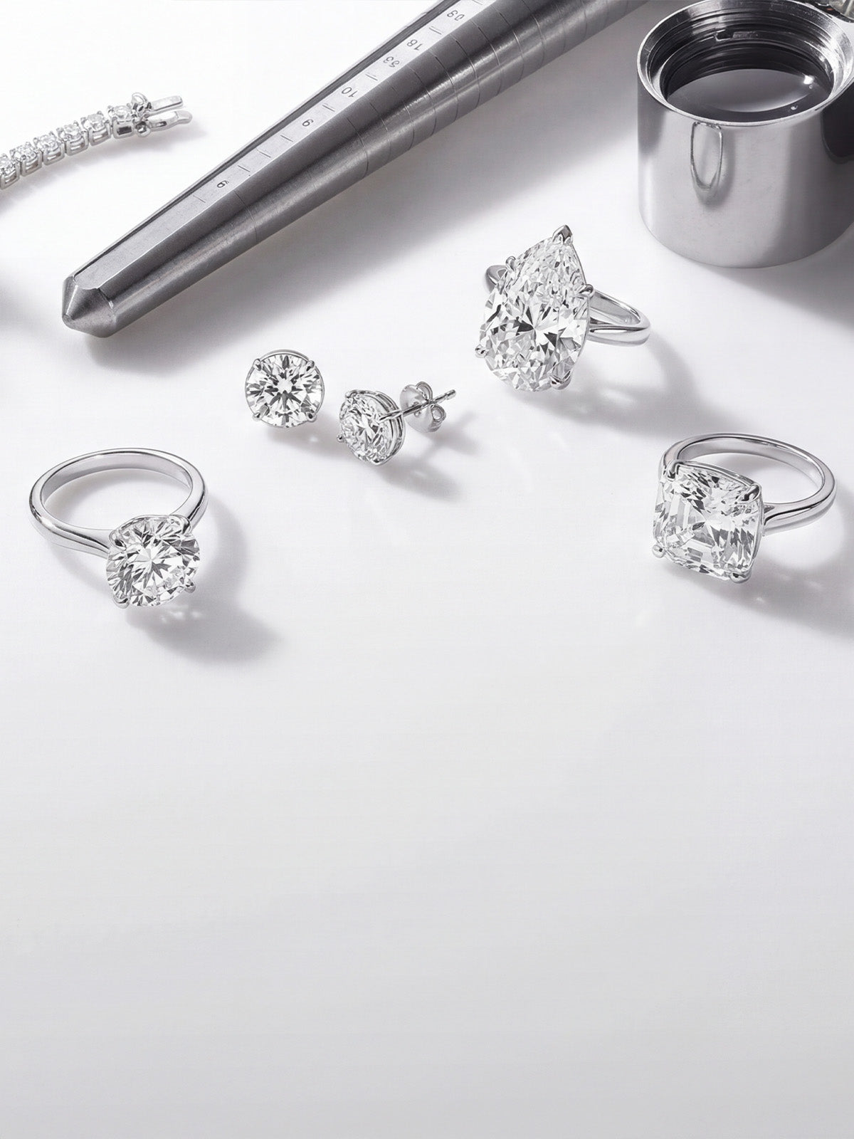 Sell Diamond Rings, Earrings, Necklaces and other Diamond Jewellery at National Jewellers