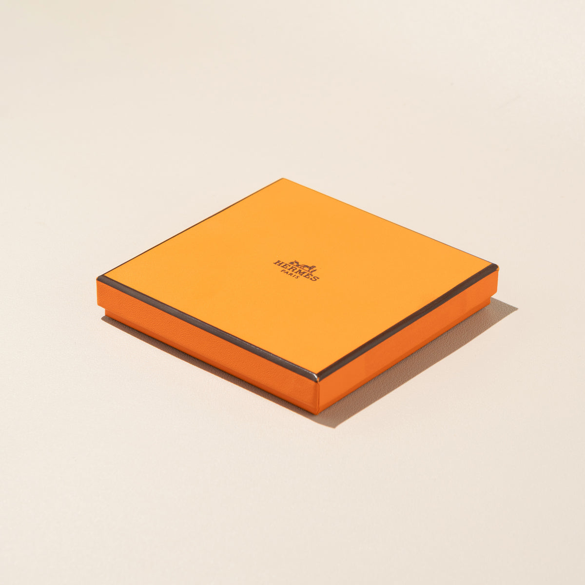 Hermès Palladium Gris Étain Enamel Clic HH Bracelet, Size T5 — original box