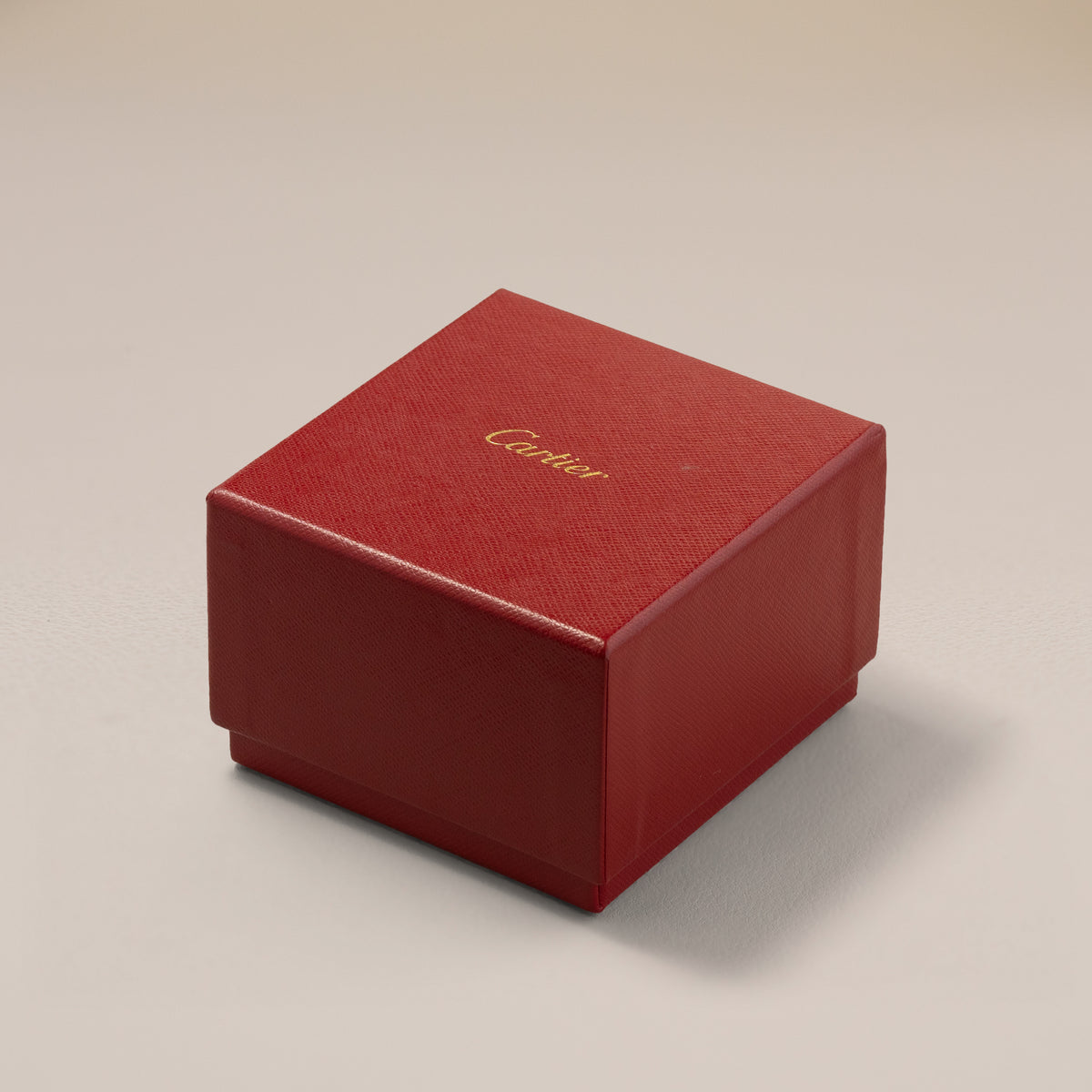 Cartier 18K Yellow Gold Diamond Love Ring, Size 49 — original outer box