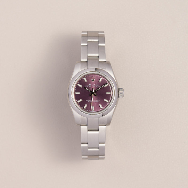 Rolex Oyster Perpetual 26 176200, Grape Dial
