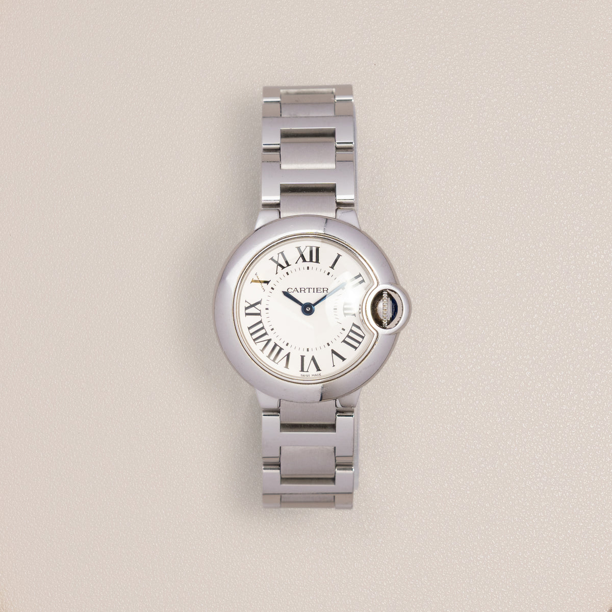 Cartier Ballon Bleu 28 W69010Z4, Silver Dial