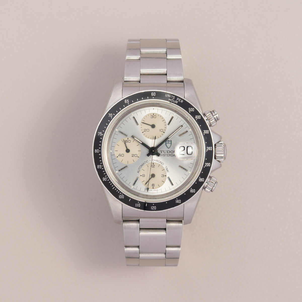 Tudor Oysterdate Chronograph 79260, Silver Dial