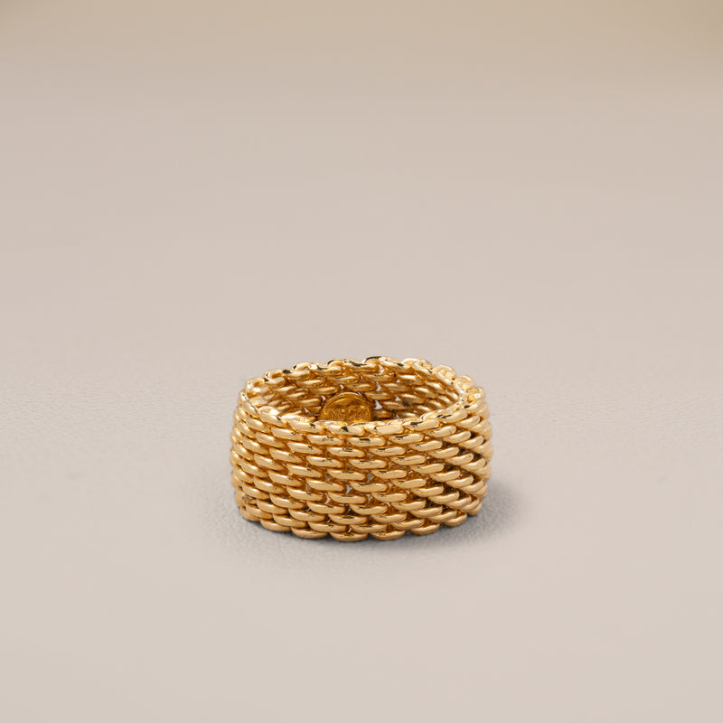 Tiffany & Co. 18K Yellow Gold Somerset Ring, Size 6