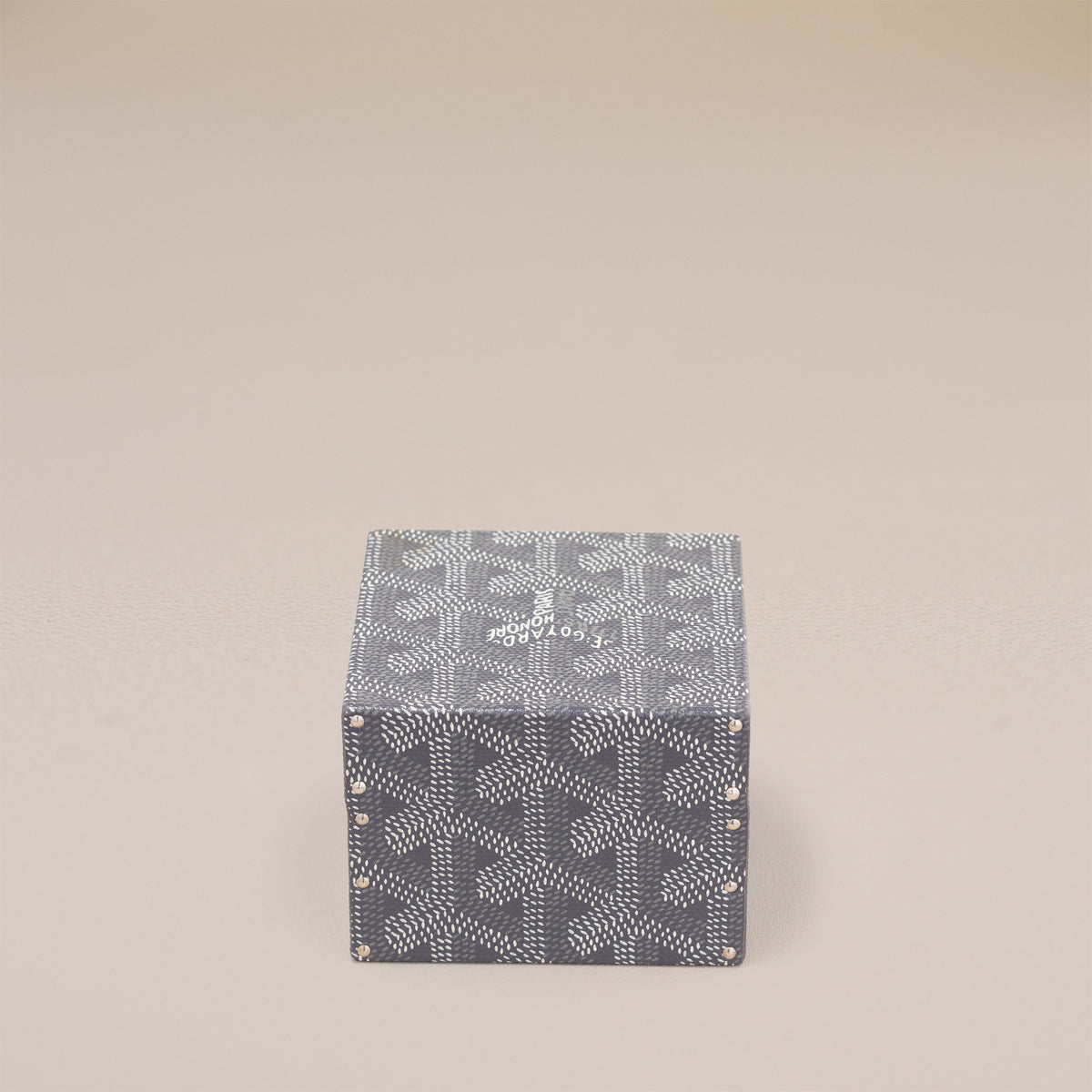 Goyard Régence Trunk, Grey — reverse