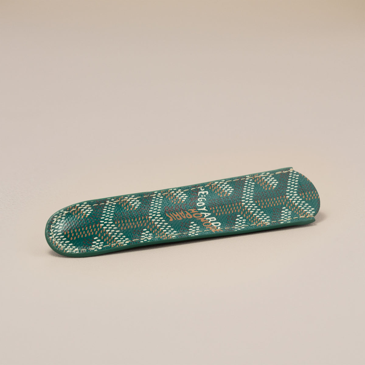 Goyard Rollerball Travel Pen, Green — Goyardine case