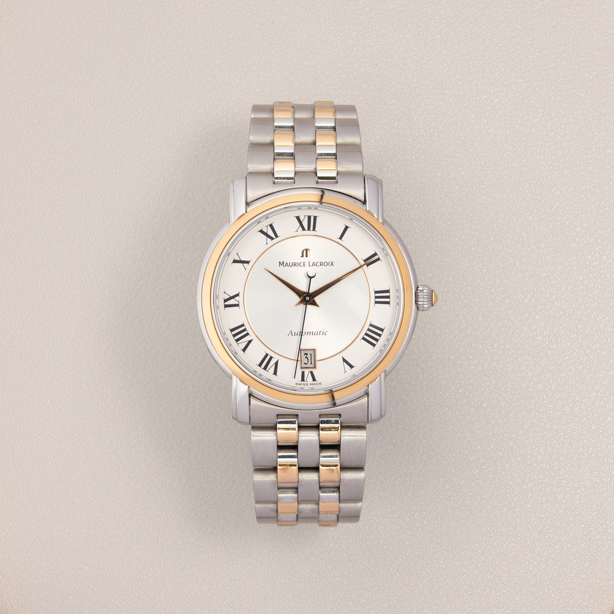 Maurice Lacroix Automatic Watch AF25718, Steel and 18K Yellow Gold