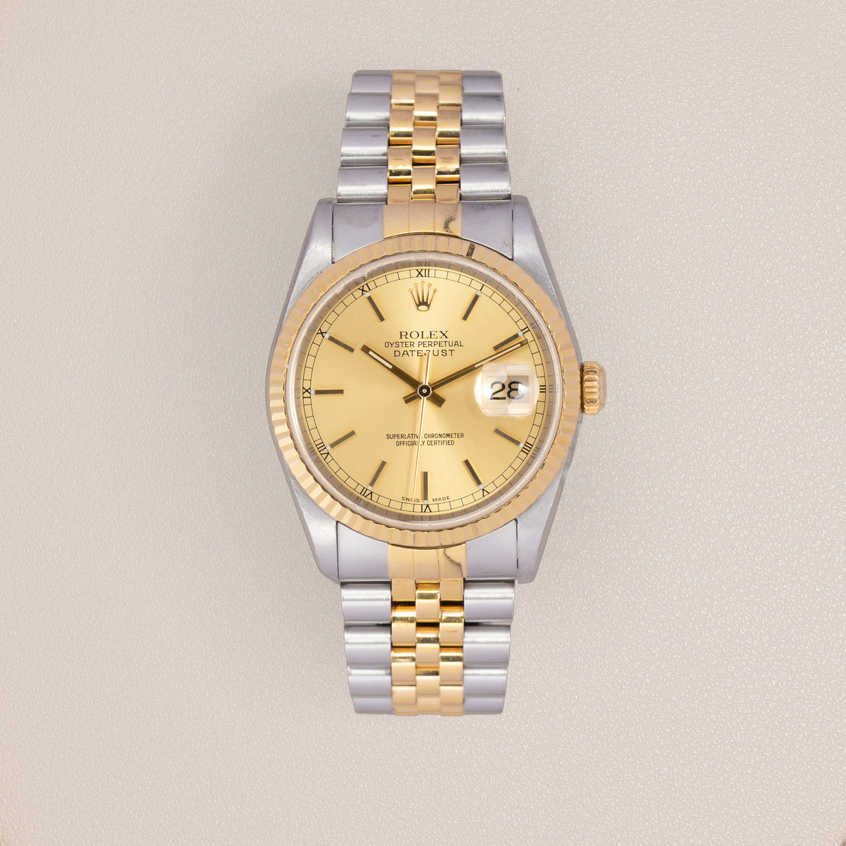 Rolex Datejust 36 16233, Steel and 18K Yellow Gold (2002)