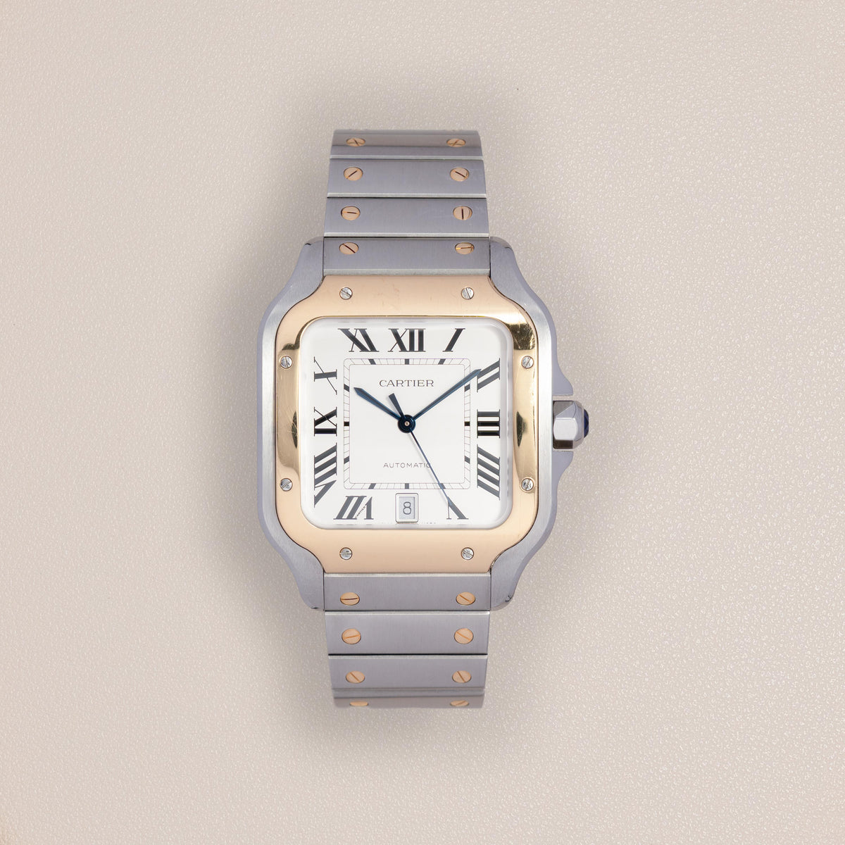 Santos de Cartier W2SA0009, Large Model, Steel and 18K Yellow Gold (2022)
