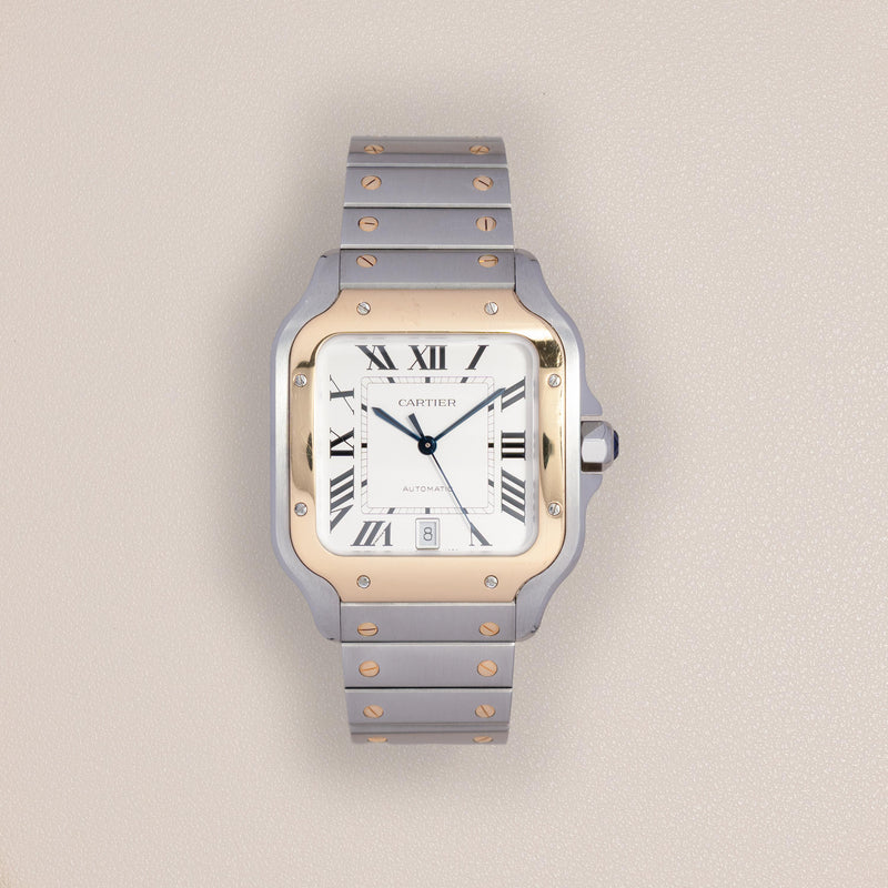 Santos de Cartier W2SA0009, Large Model, Steel and 18K Yellow Gold (2022)