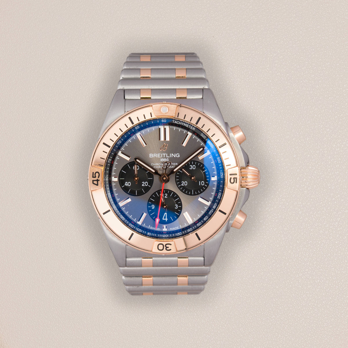 Breitling Chronomat B01 42, Steel and 18K Red Gold