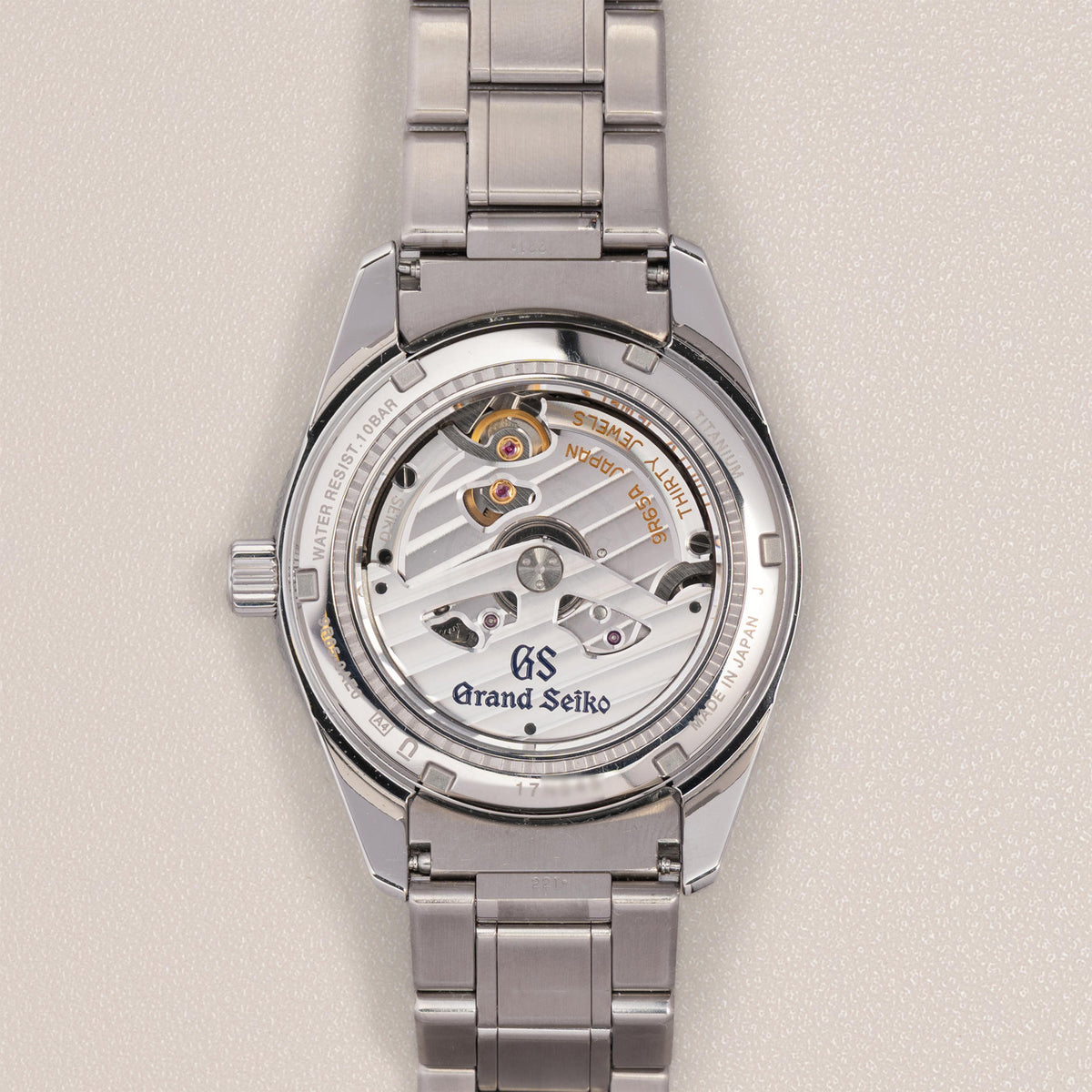 Grand Seiko Heritage Collection “Snowflake” SBGA211 — reverse