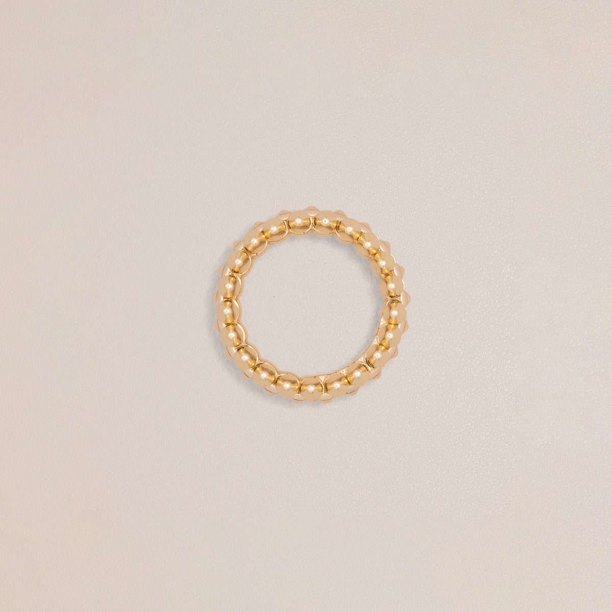 Cartier 18K Yellow Gold Small Clash de Cartier Ring, Size 49 — from above