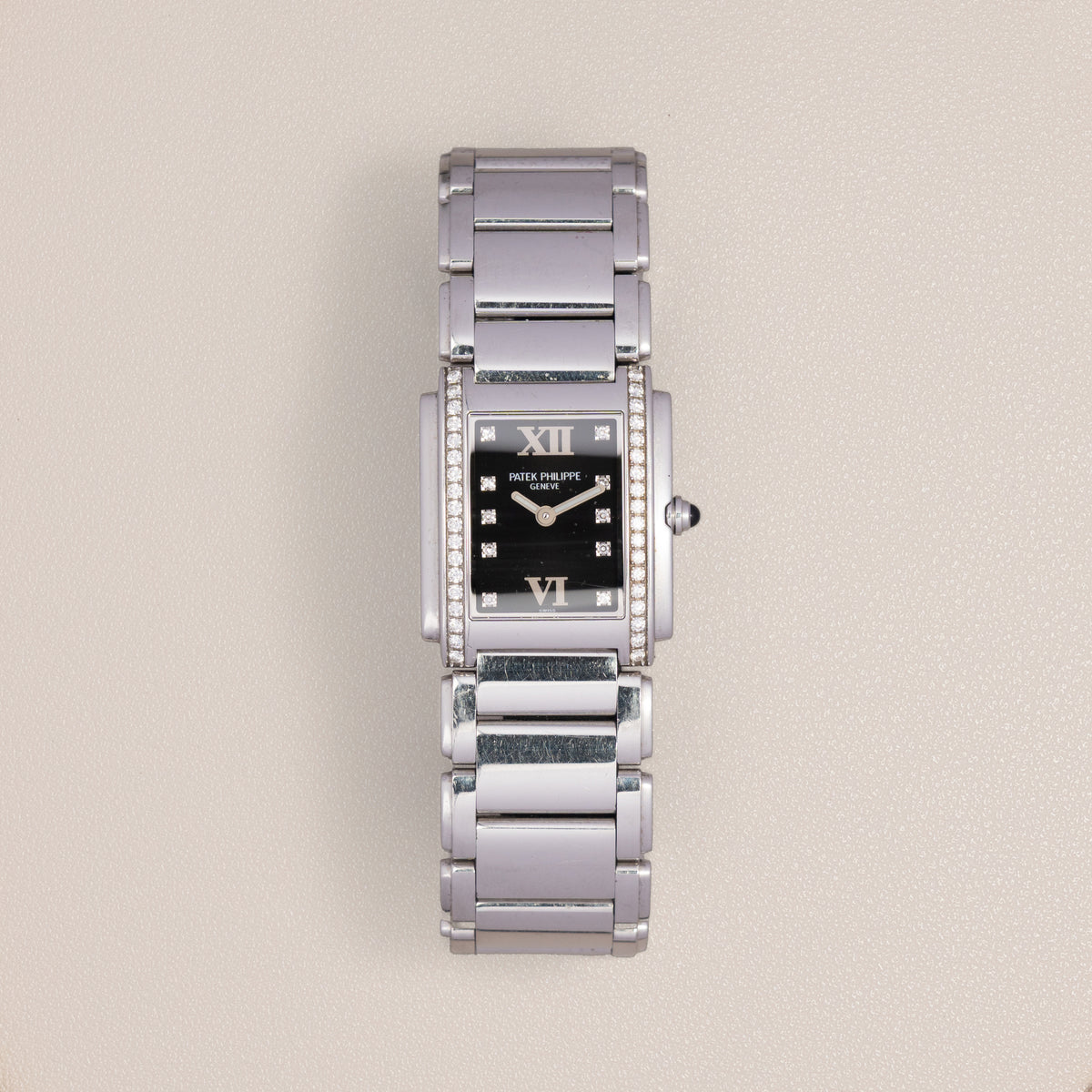 Patek Philippe Twenty~4 4910/10A, Steel and Diamonds
