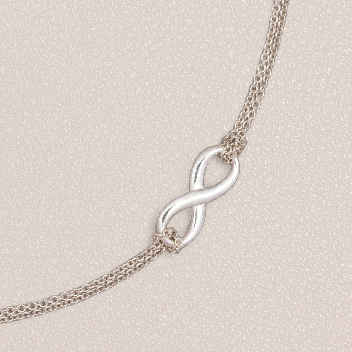 Tiffany & Co. Sterling Silver Infinity Pendant — detail