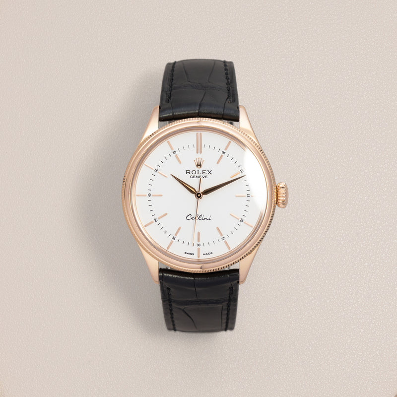 Rolex Cellini Time 50505, 18K Everose Gold
