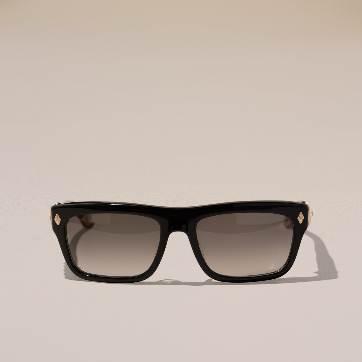 Chrome Hearts Sluss Bussin II Sunglasses, Black, 18k Gold-Plated