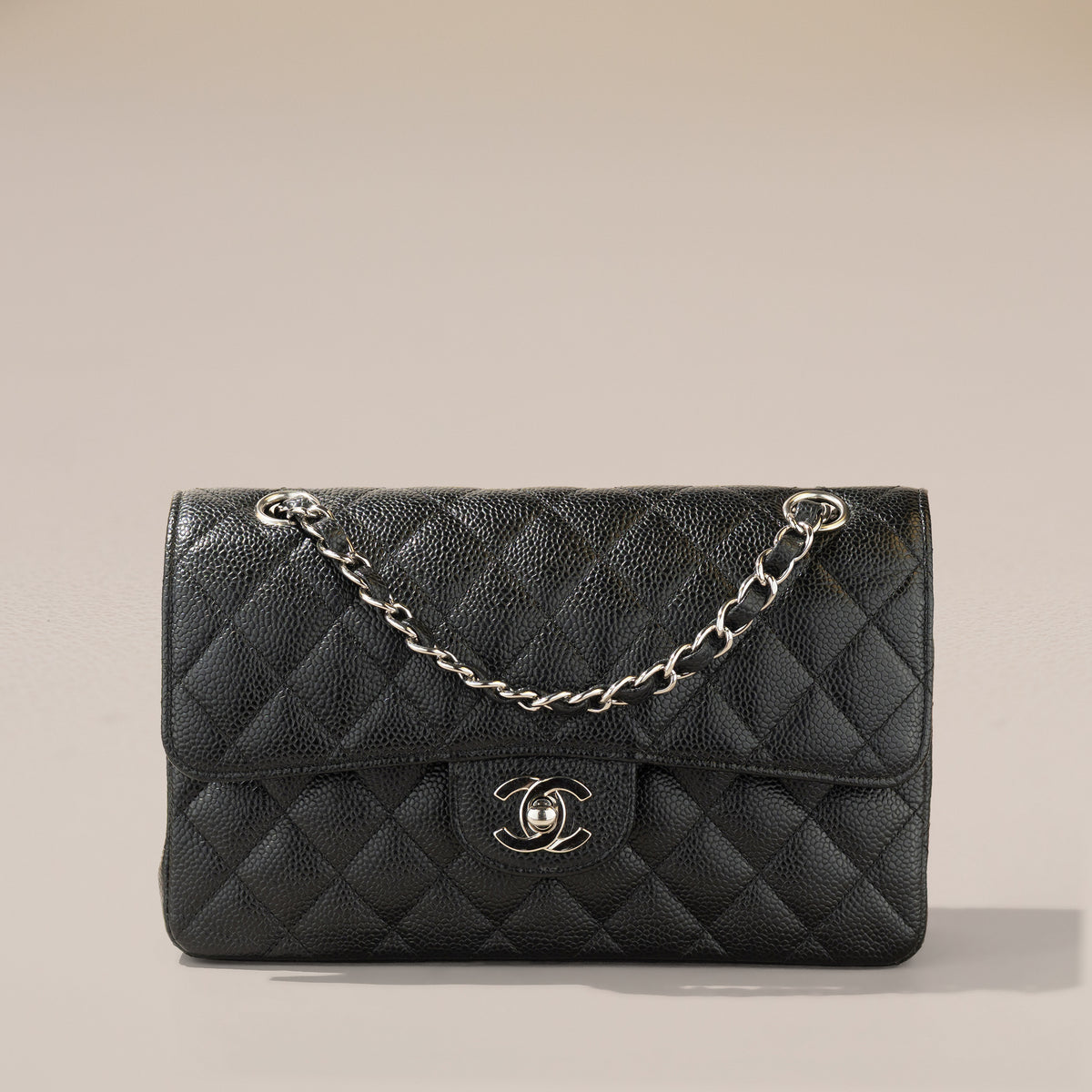Chanel Small Classic Double Flap, Black Caviar