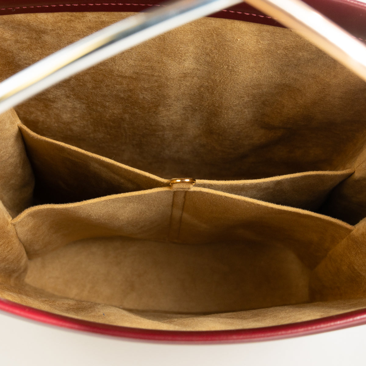 Cartier Trinity Bag, Bordeaux Leather — interior