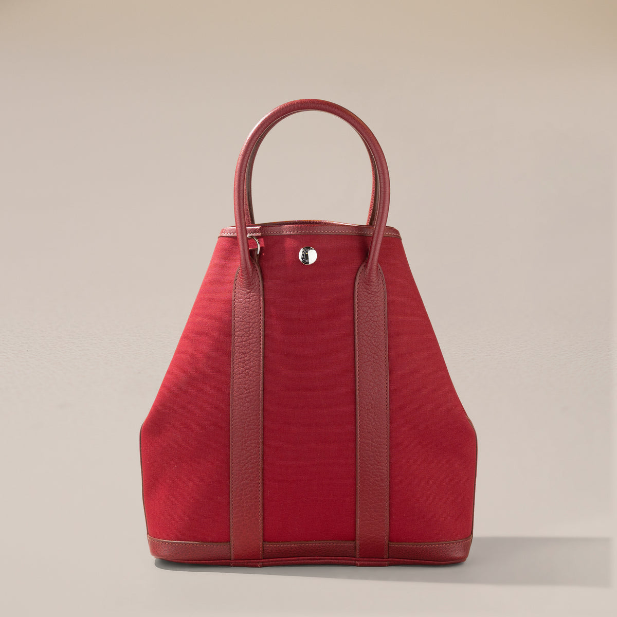 Hermès Garden File PM, Red Toile