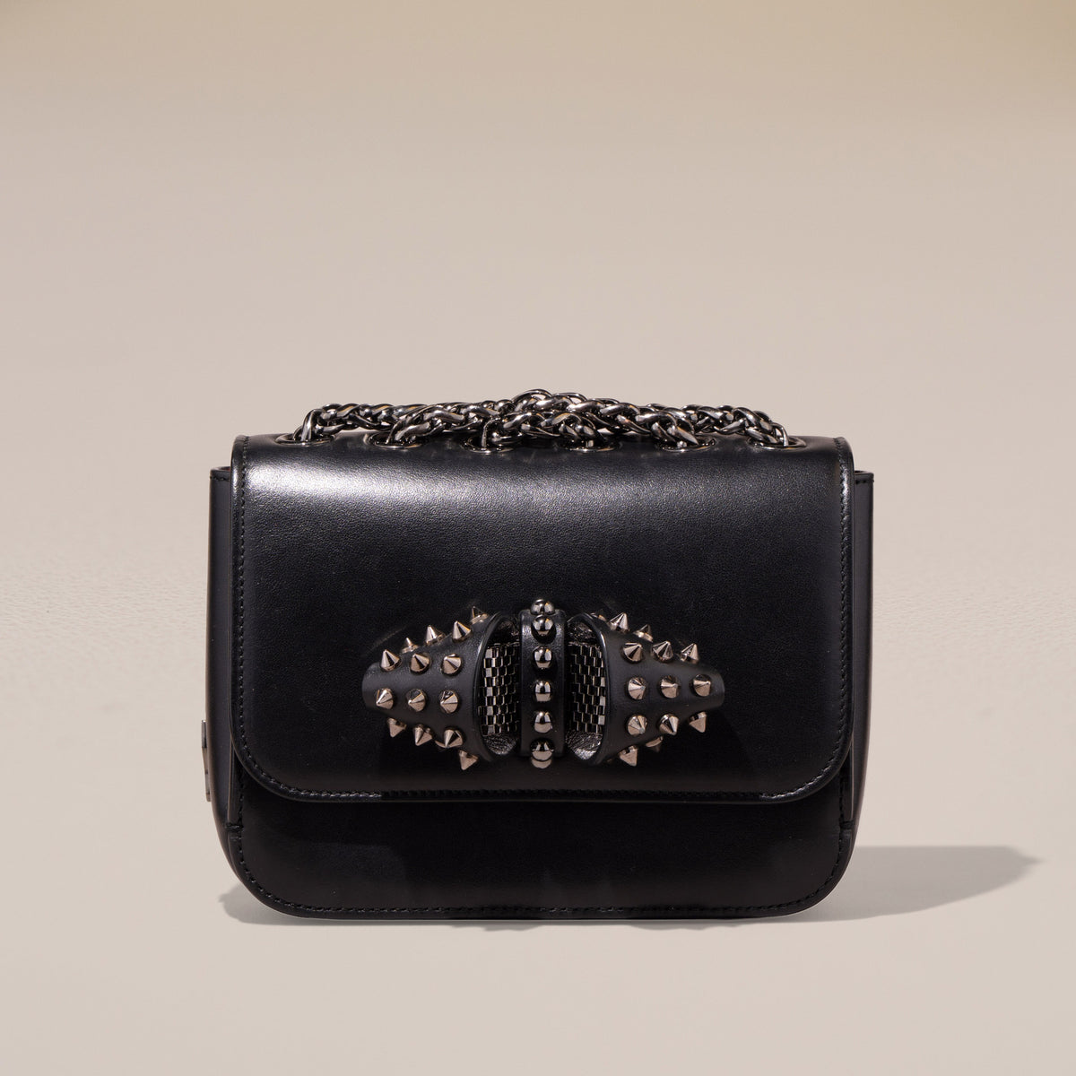 Christian Louboutin Sweet Charity Baby Chain Bag, Black Calfskin