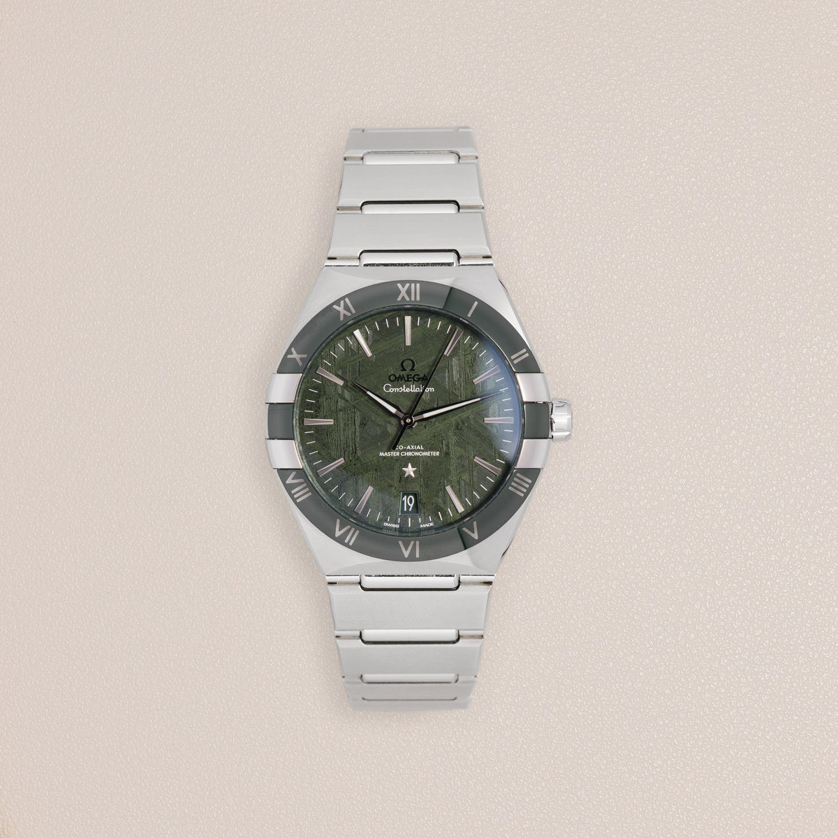 Omega Constellation 41, Green Meteorite Dial (2025)