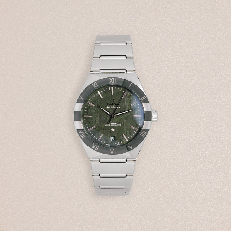 Omega Constellation 41, Green Meteorite Dial (2025)